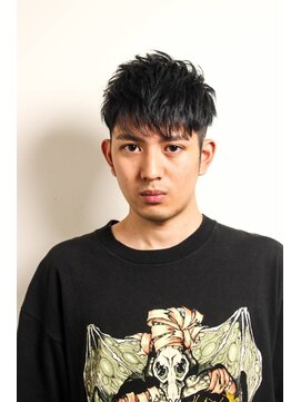 レンゲン(LENGEN) 束感刈り上げビジネス七三ツーブロックアップバング３３８