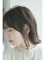 ガーデン タチカワ(garden tachikawa)&nbsp;20代30代大人かわいいうる艶髪抜け感ヘア切りっぱなしミディアム