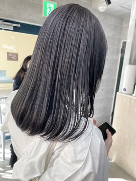 ピークス 藤沢店(Peaks) グレージュ/髪質改善【藤沢・藤沢駅】