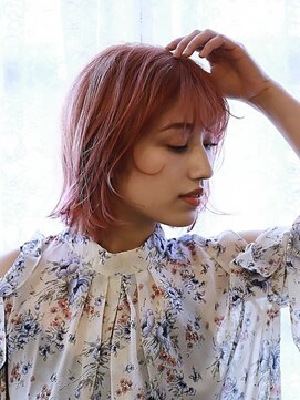 リバティ 吉祥寺(Liberty) ☆マッシュウルフ　インパクトピンク☆[吉祥寺] [髪質改善]