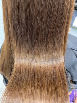 エスカーラ 表参道(THE ESCALA) @shino_ne197/グレージュカラー/オレンジブラウン