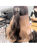 エス 天満店(esu) KR33インナーホワイトベージュ/ホワイトブロンド/ベージュカラー
