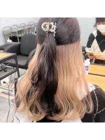 エス 天満店(esu) KR33インナーホワイトベージュ/ホワイトブロンド/ベージュカラー
