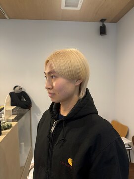 ミュゼリーブル(Musee libre) ◎ブロンドヘアー×ウルフカット◎