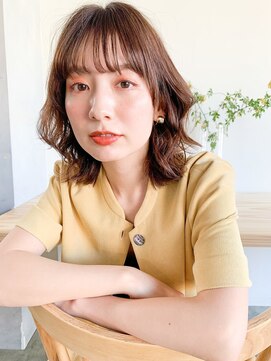 アンアミ キチジョウジ(Un ami Kichijoji) 【unami】レイヤーミディアム×大人パーマ　澤田杏奈