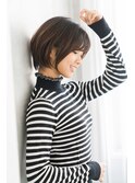 丸みショートボブ