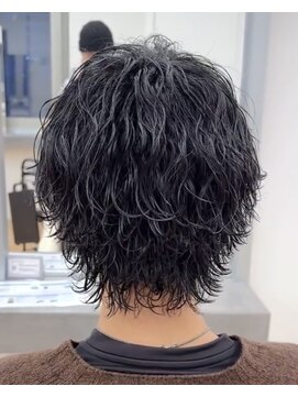 ビカム 名駅(become) 【クビれ波巻きウルフ】名古屋メンズパーマスパイラル名駅無造作