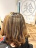 カット＋全体カラー&ハイライト＋トリートメント　￥17930→17000