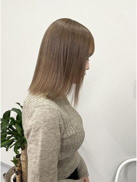 アネラ(Anela) ミルクティーベージュカラー　ブリーチ1回【平井】
