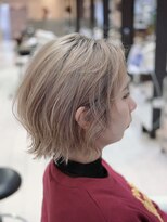 エアー 銀座(air)&nbsp;ミルクティーベージュ/ダブルカラー/ブリーチ/ハイトーン