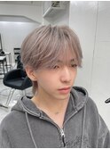 シースルーマッシュ　ミルクティーベージュ　としお