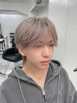 アクション 心斎橋店(ACTION) シースルーマッシュ　ミルクティーベージュ　としお