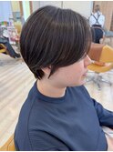 【morio成増/児玉】前髪無し　黒髪ショートボブ
