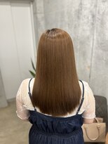 アンフィニ 延岡(Anfini)&nbsp;オリーブベージュ×髪質改善ストレート