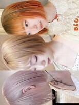 ボコカ(bococa) 【macana指名】 デザインカラーハイトーンベージュボブ