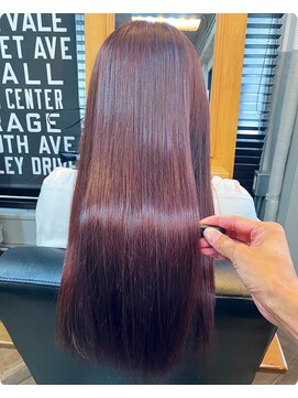 アッタニコ(atta2co) 縮毛矯正/ワインレッド/艶髪/髪質改善