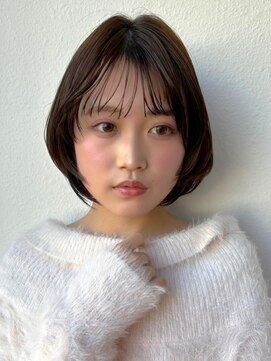 カバーヘア ブリス 北浦和(COVER HAIR bliss) 小顔ひし形ショートボブ×絶壁解消/前髪あり大人可愛いp北浦和