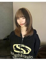 オプスヘアー 西新店(OPS HAIR)&nbsp;10.20代に人気☆ デザインカラー×レイヤーカット