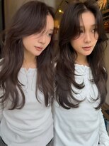 ピープル(people)&nbsp;ロングレイヤー/レイヤーカット/顔周りカット/かきあげヘア