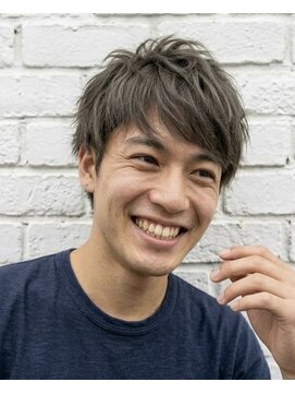 ドックス(dock::s) メンズグレージュ☆アシンメトリースタイル