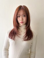 トラッキンアップザパス(TRUCKIN UP THE PATH)&nbsp;オレンジベージュ × ナチュラルレイヤー