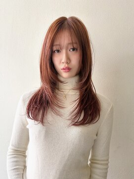 トラッキンアップザパス(TRUCKIN UP THE PATH) オレンジベージュ × ナチュラルレイヤー