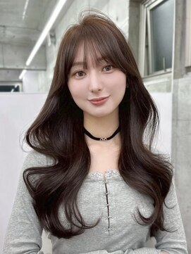 アイヴィ 表参道(IVY) ロングレイヤーワンホンレイヤーくびれロングショコラブラウン