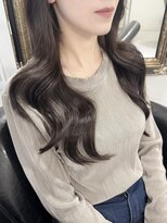 ザ アクネ 岡崎竜美丘店(THE ACNE) レイヤーカット_ラベンダーブラウン