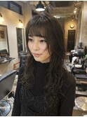 ロングパーマ/ミューズパーマ/レイヤーカット