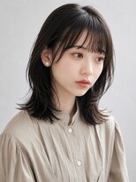 トリッカ シブヤ(TRICCA SHIBUYA)&nbsp;ミディアムレイヤー/外ハネミディ/地毛風カラー/美髪