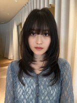 ノラ ギンザ(NORA GINZA) 顔まわりレイヤーミディアムレイヤー透明感カラー