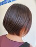 【ワンポインカラー】インナーブリーチon全体カラー＋トリートメント￥11.000