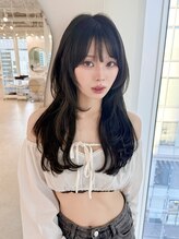 暗い髪でもハッシュカット　＃韓国レイヤーカット ＃ハッシュカット ＃レイヤーカット