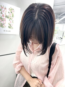 ハロ(HALO) 暗めダークブラウンで似合わせイエベ春