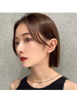 サンドナル 鹿児島天文館(sand NALU)&nbsp;ハッシュカット/グレージュ/デザインカラー[鹿児島天文館]