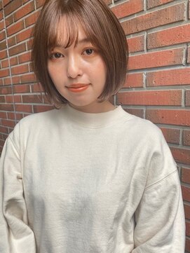 アリエッタ ギンザツー(ARIETTA GINZA2) ミニボブ/大人ガーリー/フェミニン/ニュアンスカラー/抜け感/冬