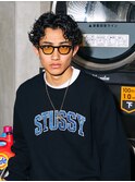 センターパート×パーマ <吉祥寺><理容室><バーバー>