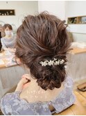 【天女目】結婚式お呼ばれヘアセット