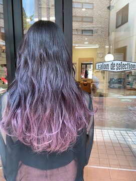 サロンドセレクション(salon de selection) バイオレットグラデーションカラー