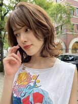 ビュートリアム 南青山(BEAUTRIUM)&nbsp;ボブパーマ 顔周りレイヤー 簡単スタイリング 表参道 20代30代