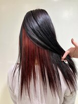 アズールサン 草加西口店(azule-sun)&nbsp;インナーカラーレッド、赤系