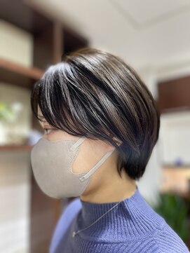 フラット 千葉(Flat.) マッシュショート/グレージュ【千葉】