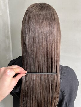 テトヘアー(teto hair) チョコベージュ、ブラウン、ロング、切りぱなし ボブ