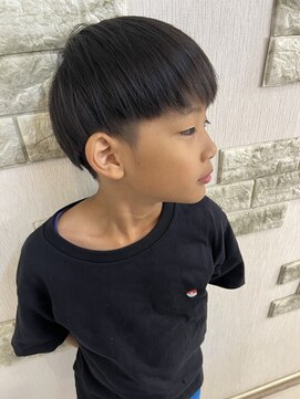 ジパング 押上店(Zipangu) kidsのツーブロックスタイル