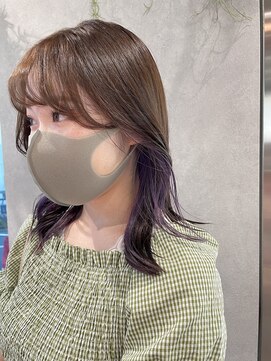 ゼスト クレス(ZEST Cres) 【cres小山】purple earring color