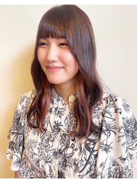 トップヘアー ガーデンヴィラ 安城(Garden Villa) ペールピンクのイヤリングカラー/ニュアンスカラー/ベビーピンク