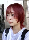 赤髪/ウルフ女子/吉祥寺ウルフ/フェイスレイヤー