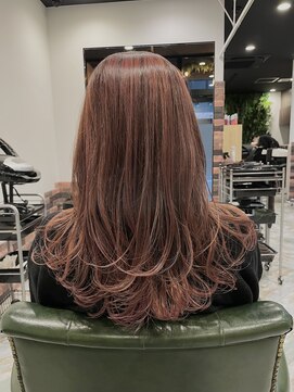 リノナ(Linona) ☆小顔効果カット インナーカラー グレーベージュ 髪質改善 韓国