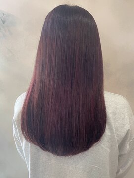 ビスクヘアデザイン(bisq hair design) ピンクブラウン　艶髪　髪質改善　韓国風　顔まわり　顔周り