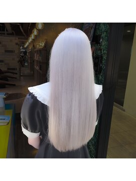 ジルバイジゼル(JILL by GiseL) 中世ウルフ/メンズウルフ/ハイトーン/ダブルカラー/ホワイト